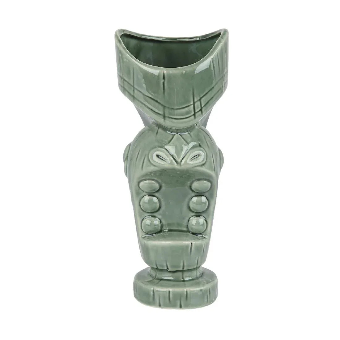 CZ414 Beaumont Ceramic Large Mouth Tiki Mug Jungle Green 650ml - JD Catering Equipment Solutions Ltd