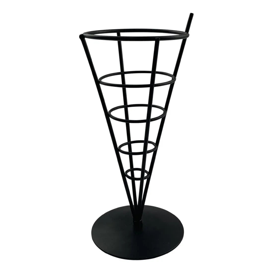 CZ642 Beaumont Wire French Fry Cone Black - JD Catering Equipment Solutions Ltd