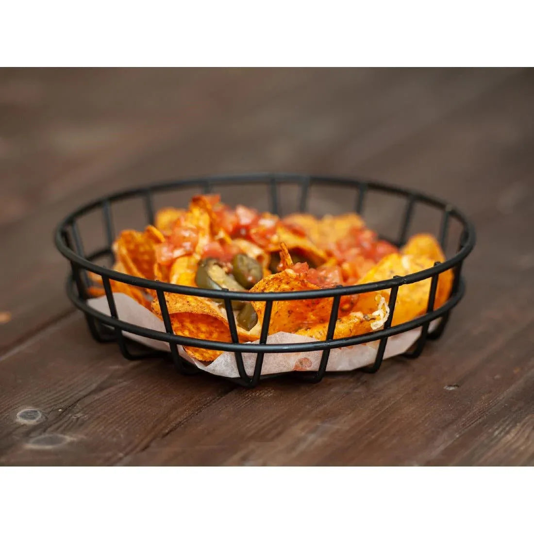 CZ645 Beaumont Bread Basket Round 203mm - JD Catering Equipment Solutions Ltd