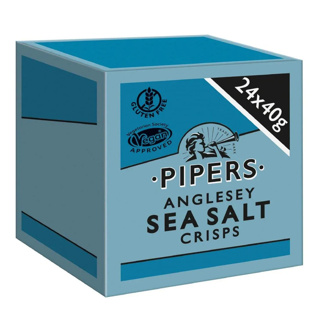 CZ700 Pipers Anglesey Sea Salt 40g (Pack of 24) - JD Catering Equipment Solutions Ltd
