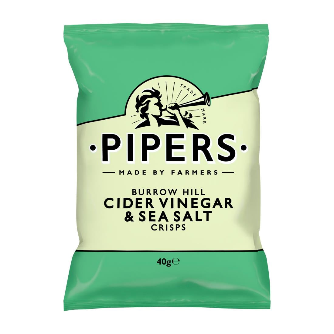 CZ702 Pipers Burrow Hill Cider Vinegar & Sea Salt 40g (Pack of 24) JD Catering Equipment Solutions Ltd