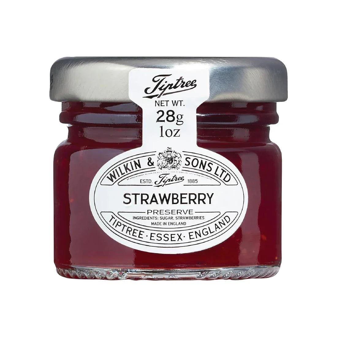 CZ719 Tiptree Strawberry Preserve 72x28g - JD Catering Equipment Solutions Ltd