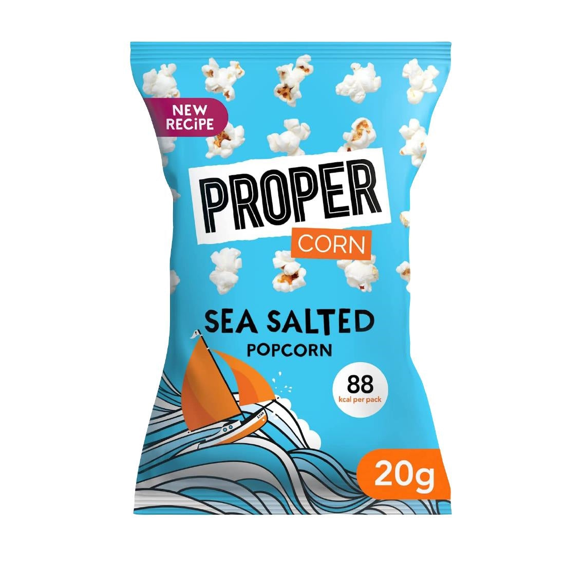 CZ725 Proper Corn Popcorn Lightly Sea Salted 24x20g JD Catering Equipment Solutions Ltd