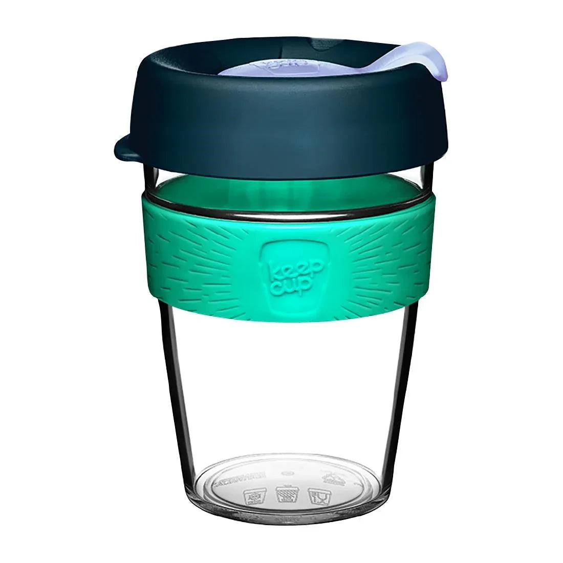 CZ744 KeepCups Clear Reusable Cups Eventide 12oz - JD Catering Equipment Solutions Ltd