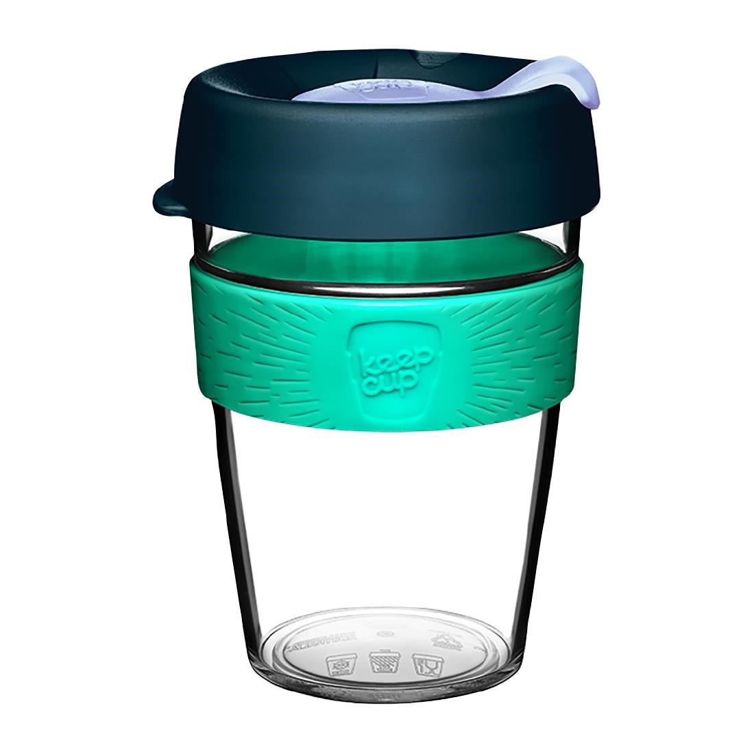 CZ744 KeepCups Clear Reusable Cups Eventide 12oz JD Catering Equipment Solutions Ltd