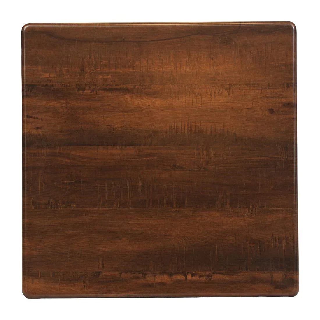 CZ849 Square Laminate Table Top Walnut 600mm - JD Catering Equipment Solutions Ltd