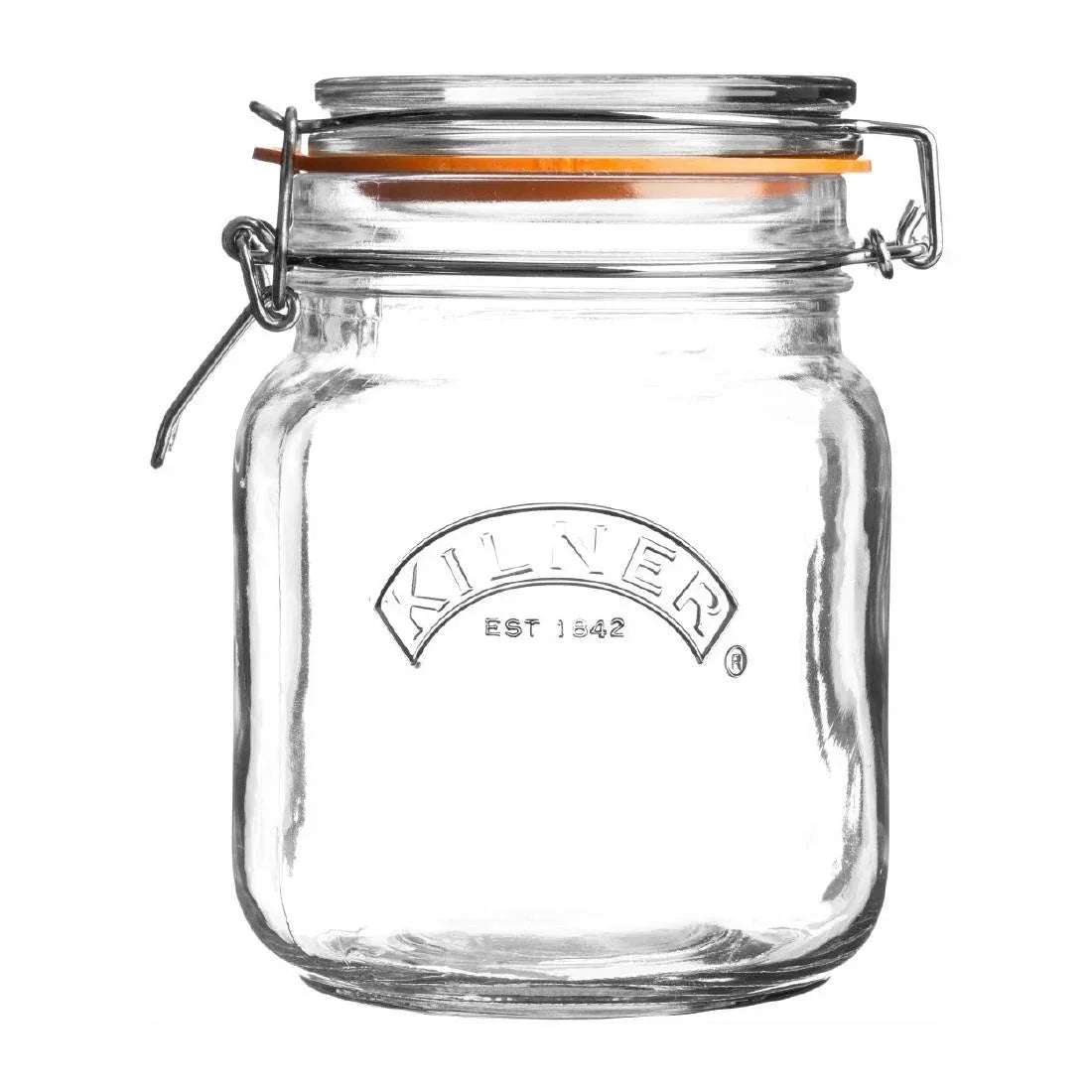 CZ892 Kilner Clip Top Square Jar 1000ml - JD Catering Equipment Solutions Ltd