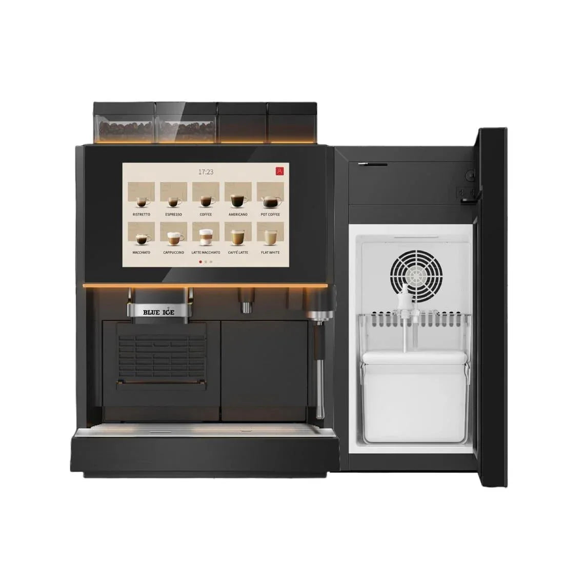 CZ949 Blue Ice Azzurri Premium Pro Fully Automatic Bean to Cup Coffee Machine - JD Catering Equipment Solutions Ltd