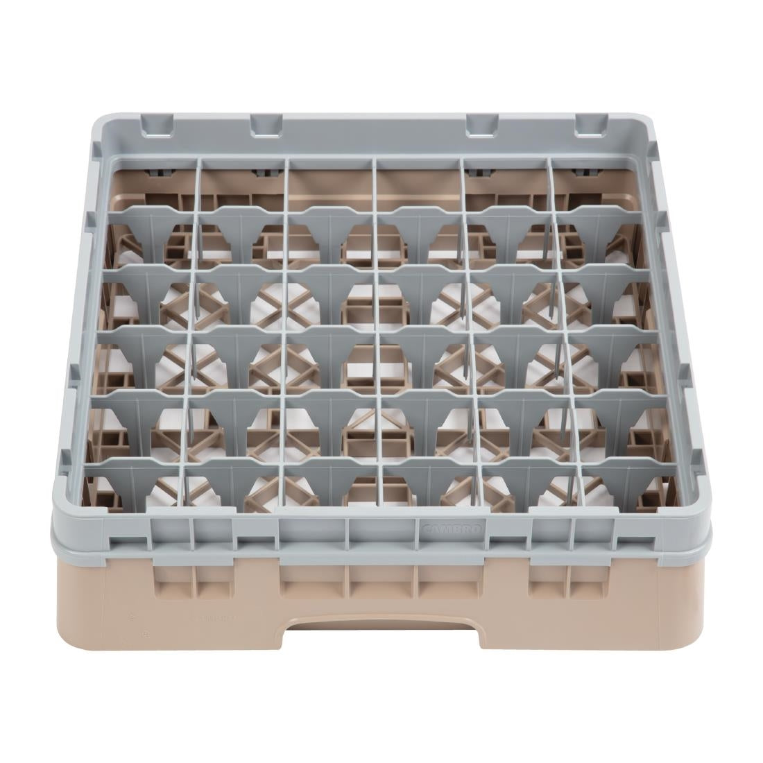 Cambro Camrack Beige 36 Compartments Max Glass Height 92mm JD Catering Equipment Solutions Ltd