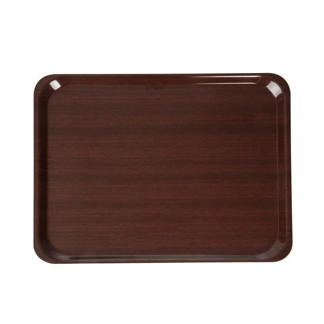 U417 Cambro Capri Laminate Canteen Tray Mahogany 460mm - JD Catering Equipment Solutions Ltd
