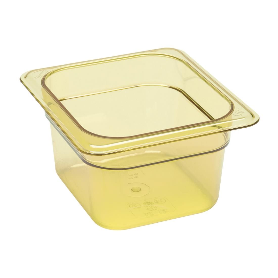 Cambro High Heat 1/6 Gastronorm Food Pan 100mm JD Catering Equipment Solutions Ltd