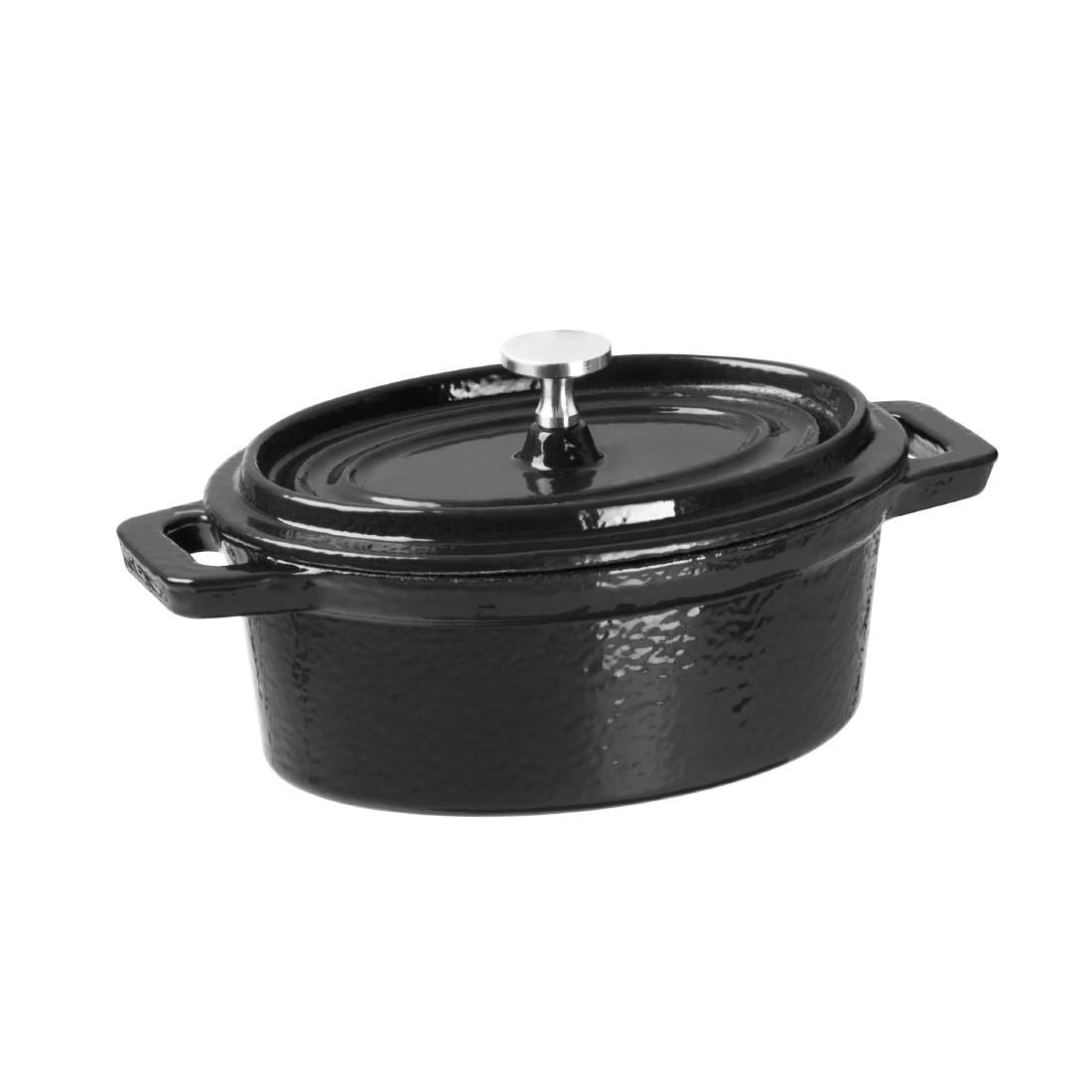 Cast Iron Oval Mini Pot JD Catering Equipment Solutions Ltd