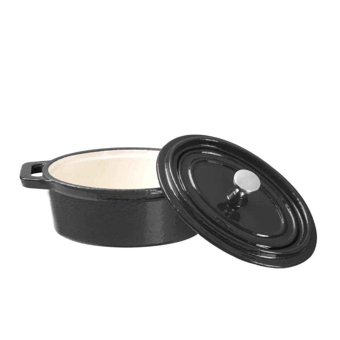 Y264 Cast Iron Oval Mini Pot - JD Catering Equipment Solutions Ltd
