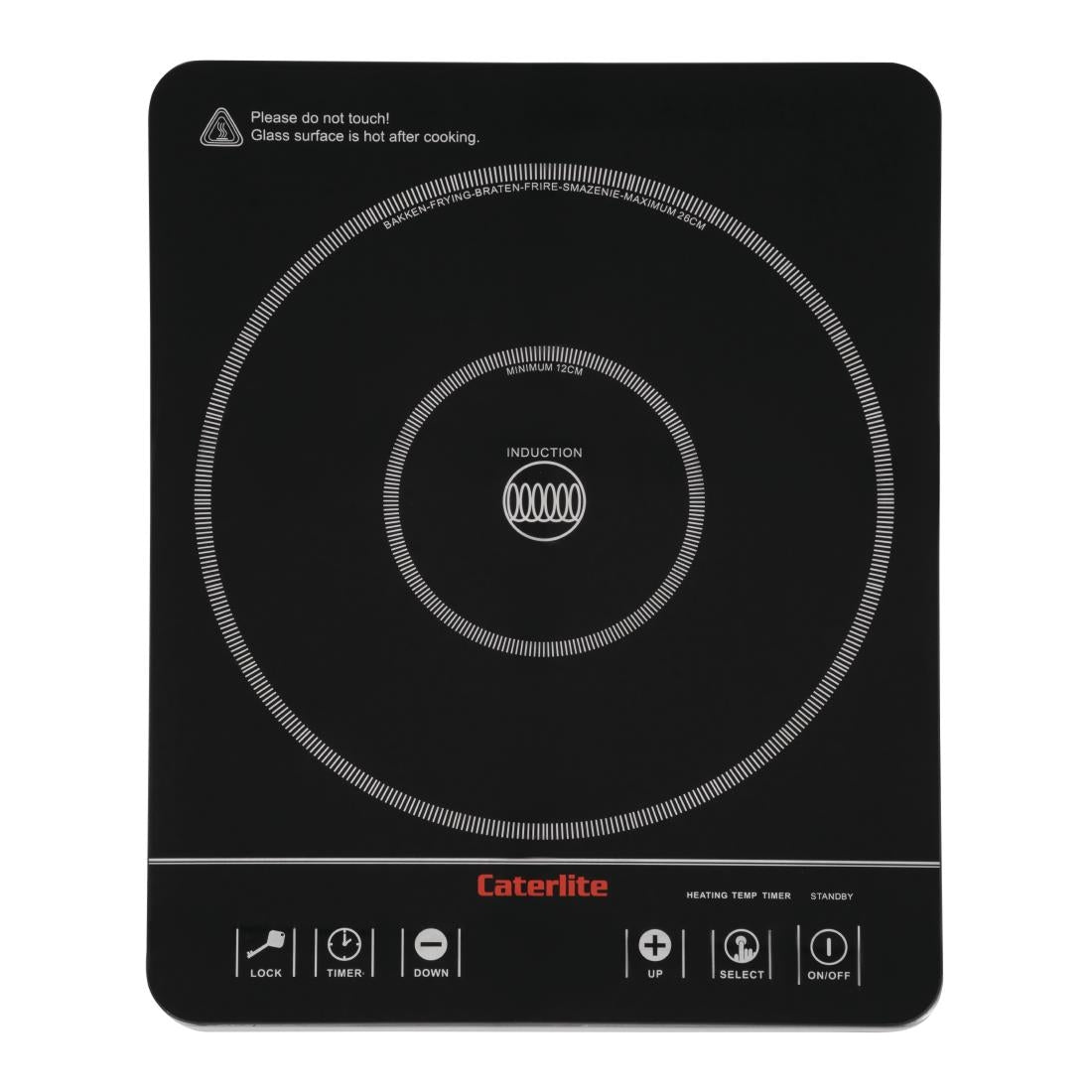 Caterlite Induction Hob 2000W JD Catering Equipment Solutions Ltd