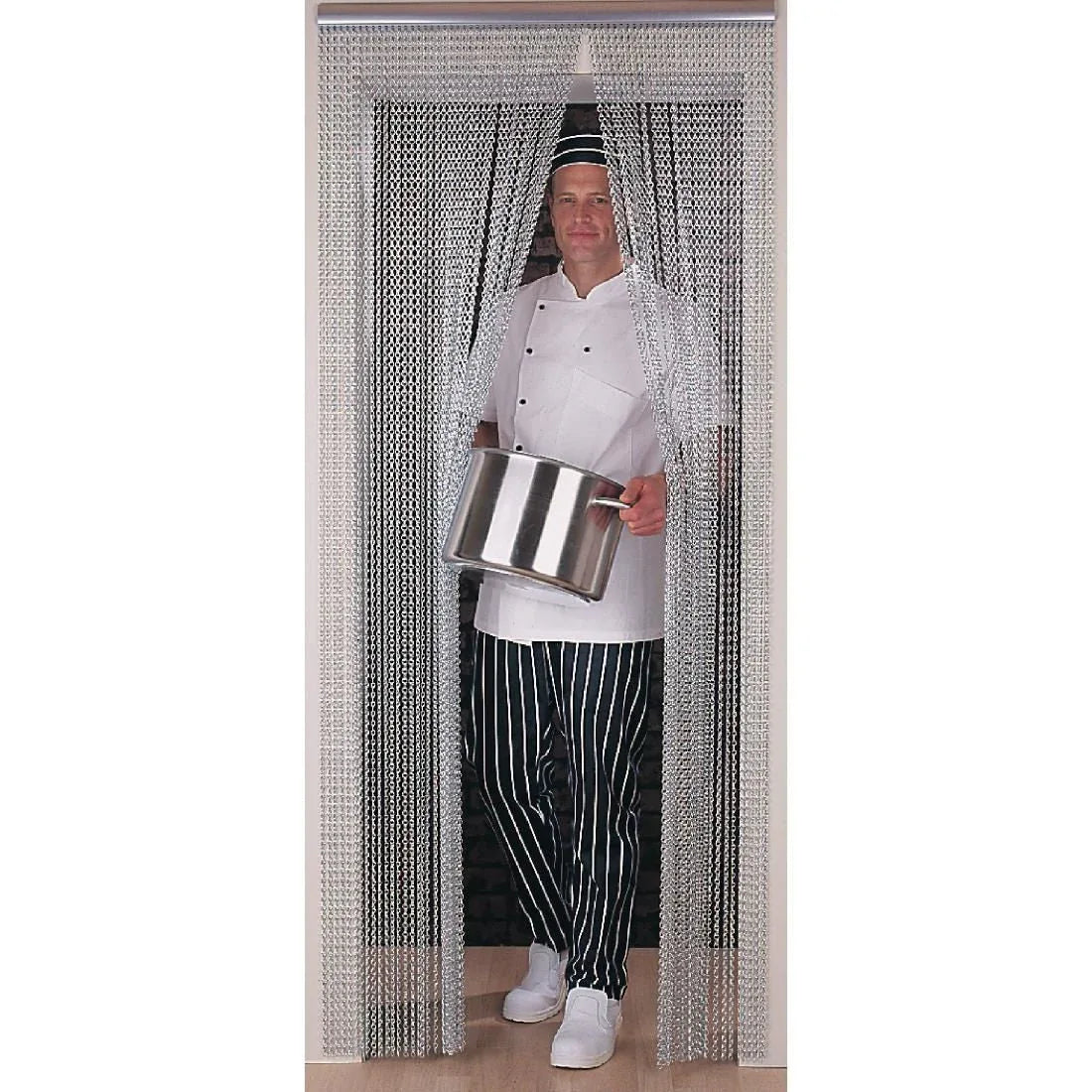 F129 EazyZap Chain Door Fly Screen - JD Catering Equipment Solutions Ltd