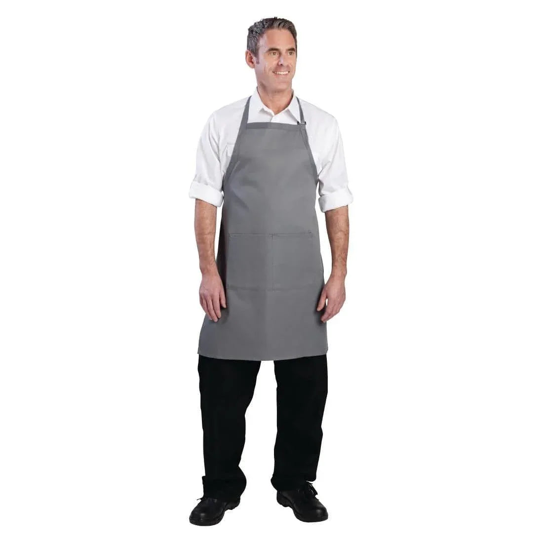 A924 Chef Works Bib Apron - JD Catering Equipment Solutions Ltd