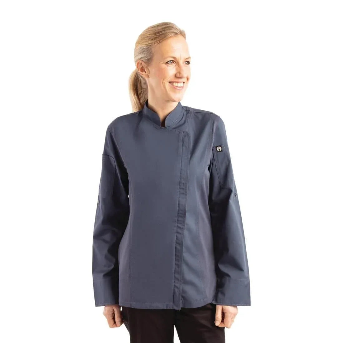 Chef Works Hartford Lightweight Zip Womens Chef Jacket JD Catering Equipment Solutions Ltd