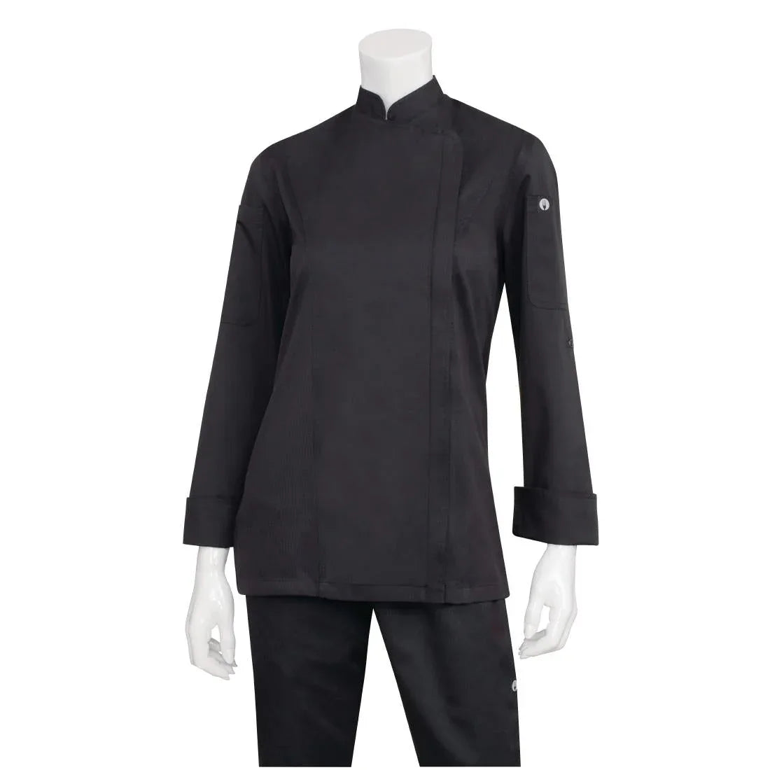 Chef Works Hartford Lightweight Zip Womens Chef Jacket JD Catering Equipment Solutions Ltd