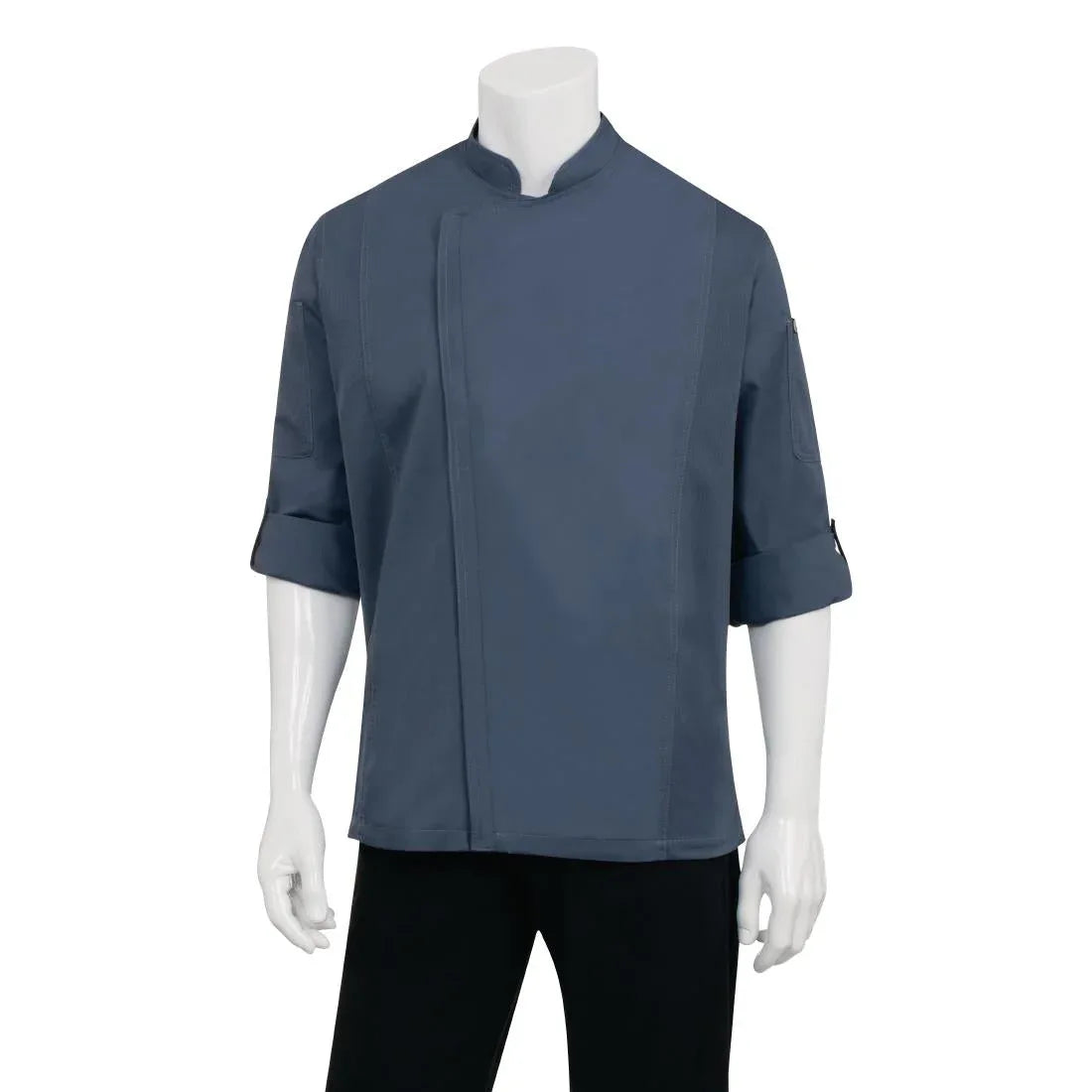 BB084-L Chef Works Hartford Lightweight Zipper Unisex Chef Jacket - JD Catering Equipment Solutions Ltd