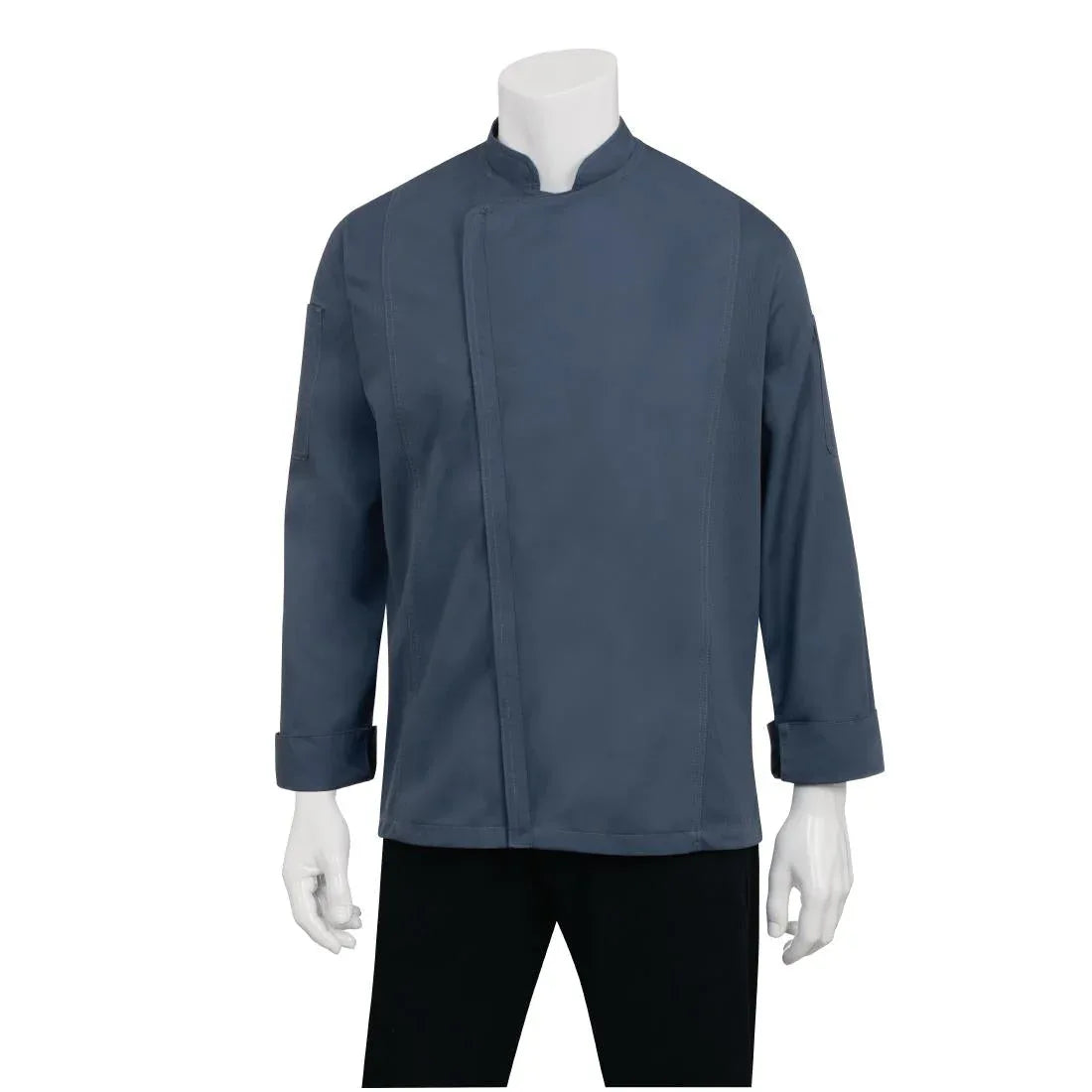 BB084-L Chef Works Hartford Lightweight Zipper Unisex Chef Jacket - JD Catering Equipment Solutions Ltd