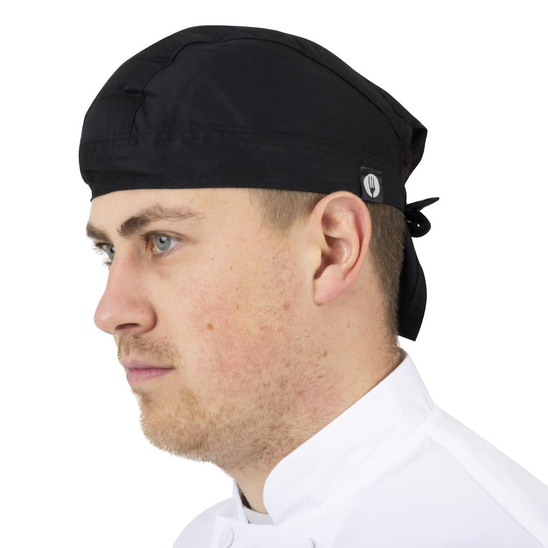 Chef Works Headwrap Black JD Catering Equipment Solutions Ltd