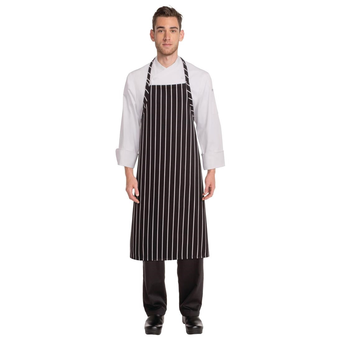 Chef Works Premium Woven Bib Apron JD Catering Equipment Solutions Ltd