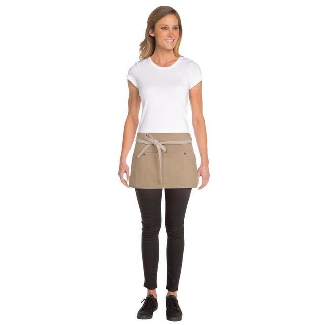 Chef Works Urban Austin Denim Waist Apron Natural JD Catering Equipment Solutions Ltd