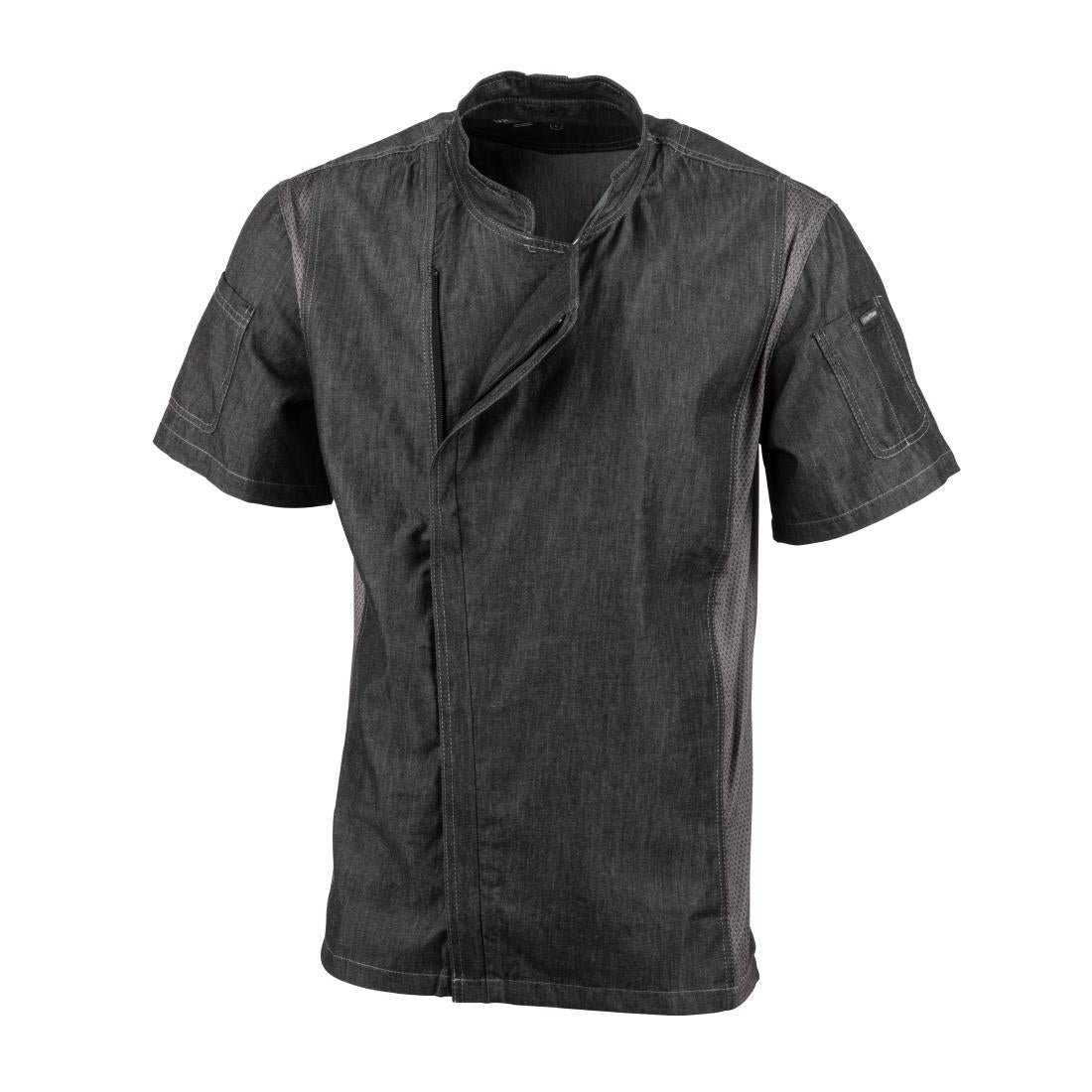Chef Works Urban Delancey Short Sleeve Denim Chefs Jacket JD Catering Equipment Solutions Ltd