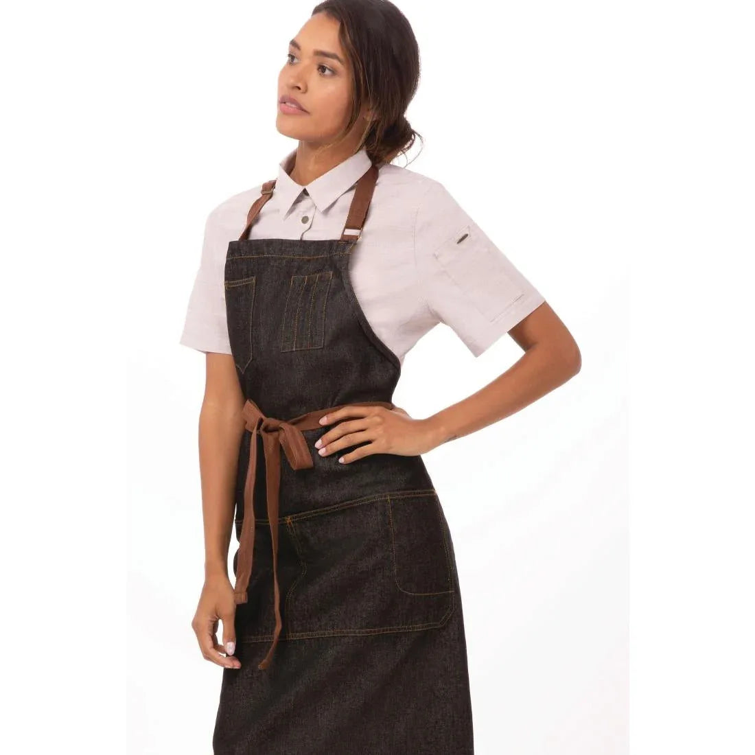 Chef Works Urban Memphis Bib Apron JD Catering Equipment Solutions Ltd