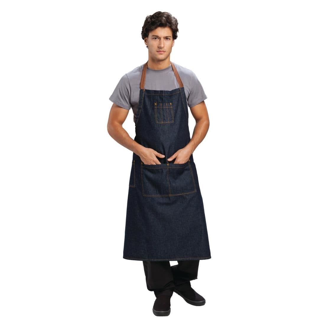 Chef Works Urban Memphis Wide Bib Apron JD Catering Equipment Solutions Ltd