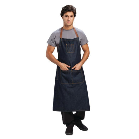 Chef Works Urban Memphis Wide Bib Apron JD Catering Equipment Solutions Ltd
