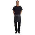 Chef Works Urban Wet Look Boulder Half Bistro Apron Black and Brown JD Catering Equipment Solutions Ltd
