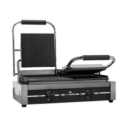Chefmaster Single/Large Single/Double Contact Grill - Ribbed JD Catering Equipment Solutions Ltd