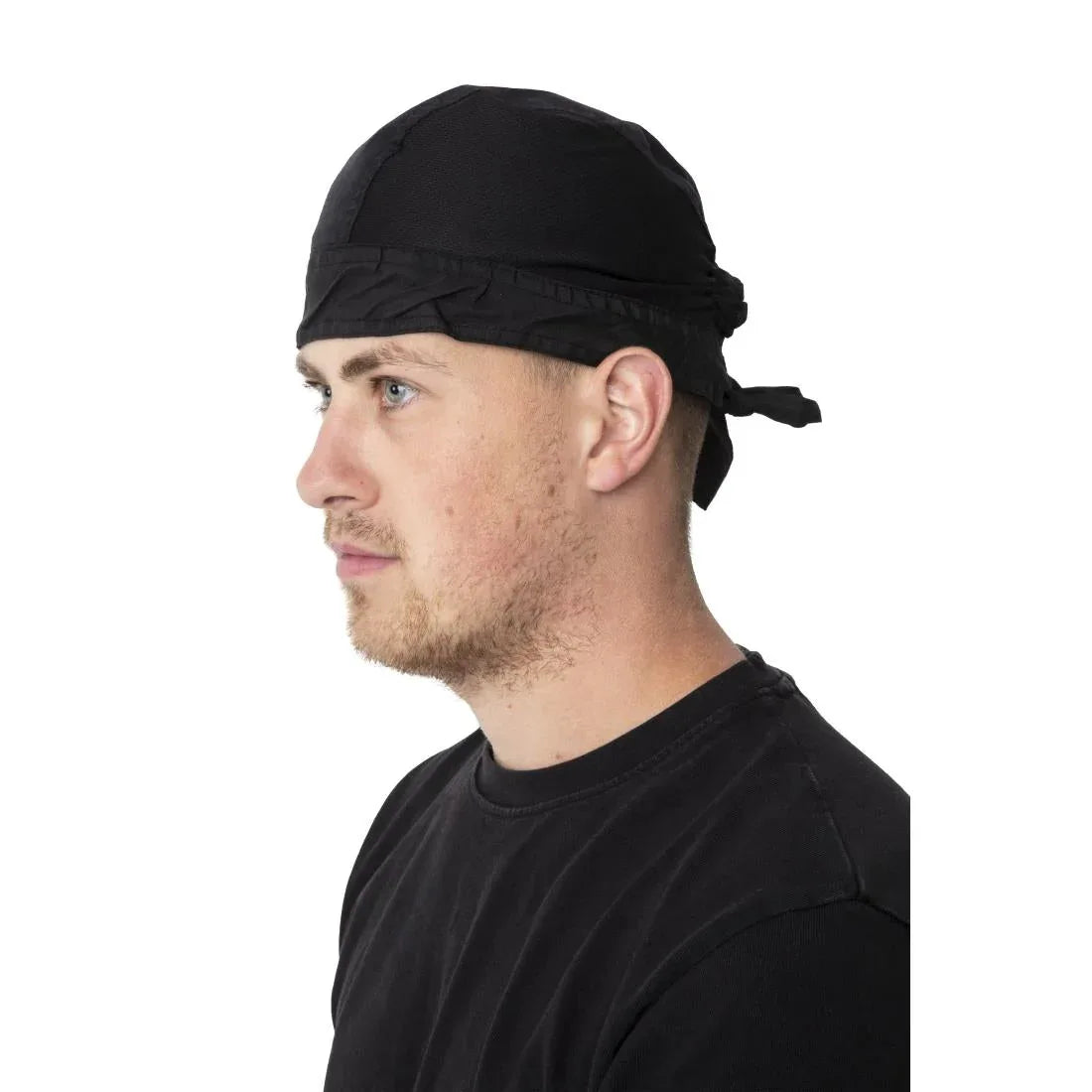 B390 Chefs Bandana Black - JD Catering Equipment Solutions Ltd