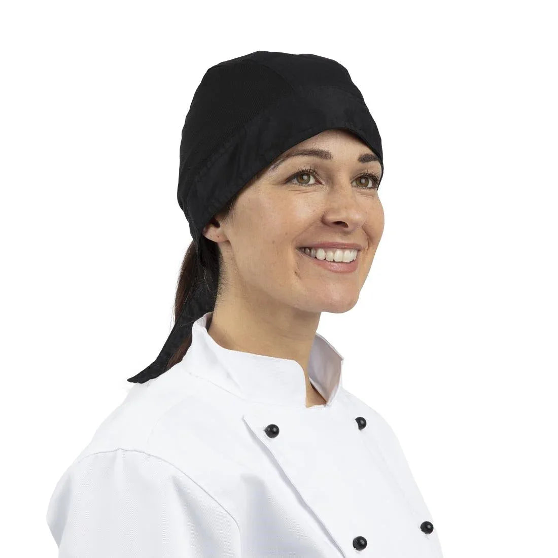 B390 Chefs Bandana Black - JD Catering Equipment Solutions Ltd