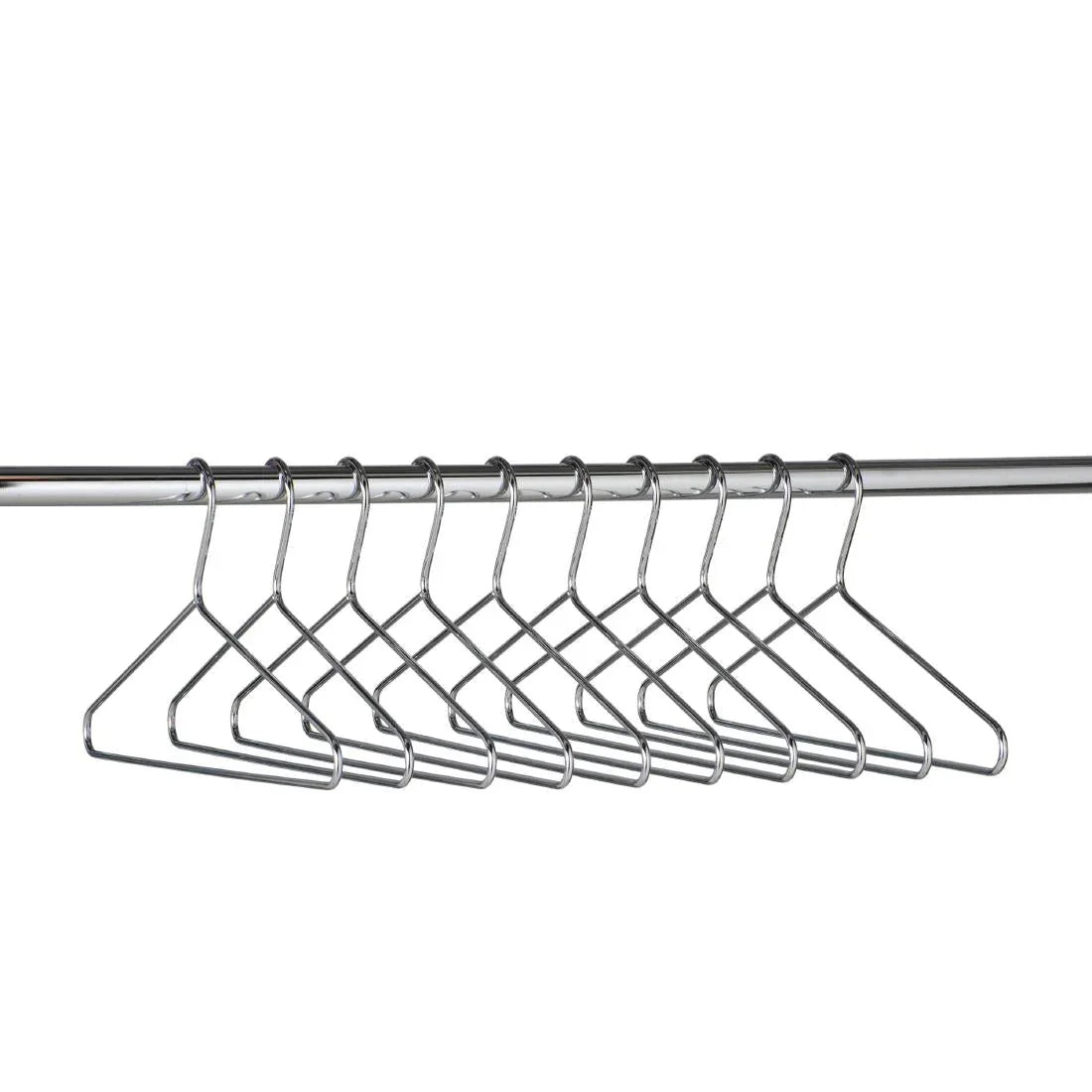 DP917 Chrome Plated Steel Hangers (Pack of 50) - JD Catering Equipment Solutions Ltd