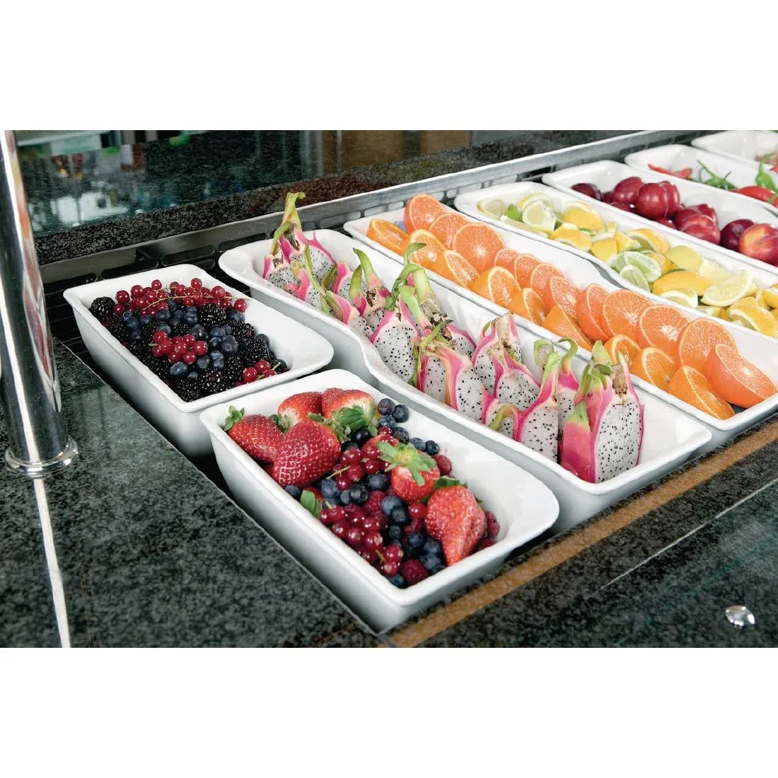 CC415 Churchill Alchemy Counterwave Serving Dishes 500x 160mm (Pack of 2) - JD Catering Equipment Solutions Ltd