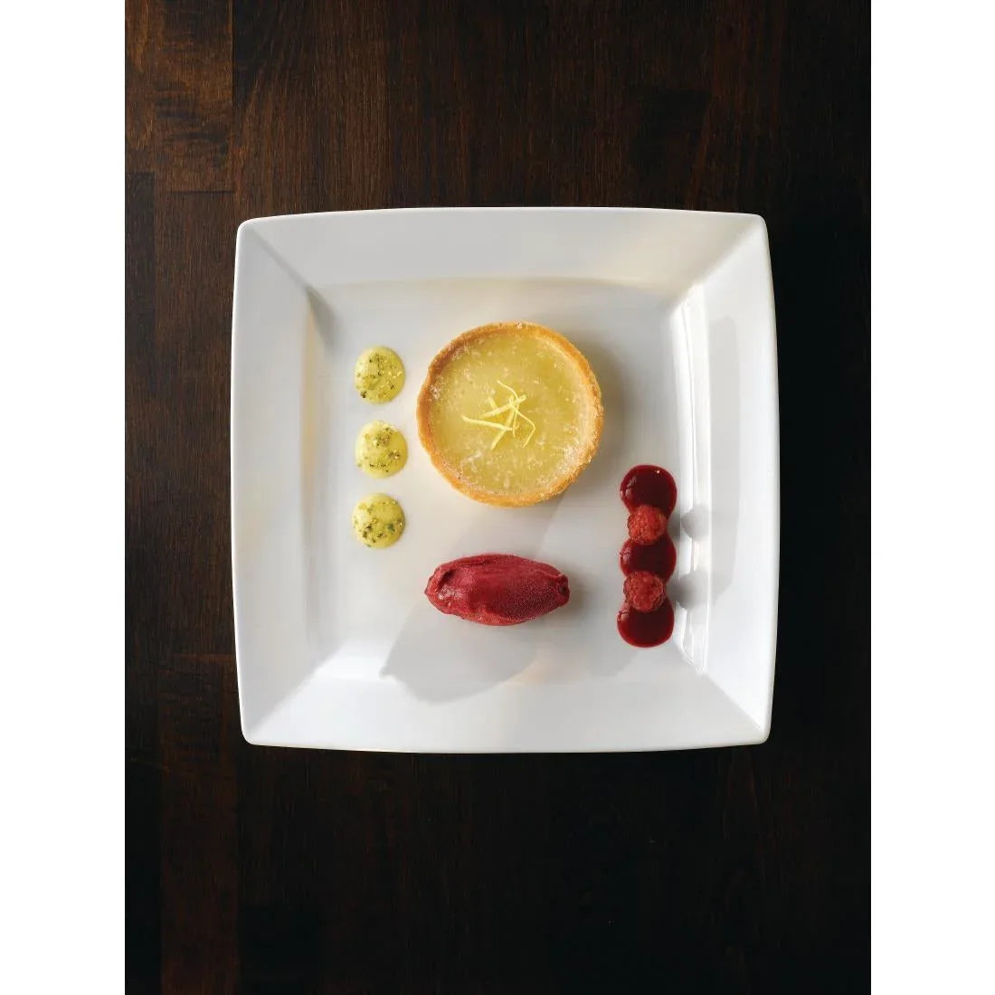 W119 Churchill Alchemy Energy Square Plates 233mm (Pack of 6) - JD Catering Equipment Solutions Ltd