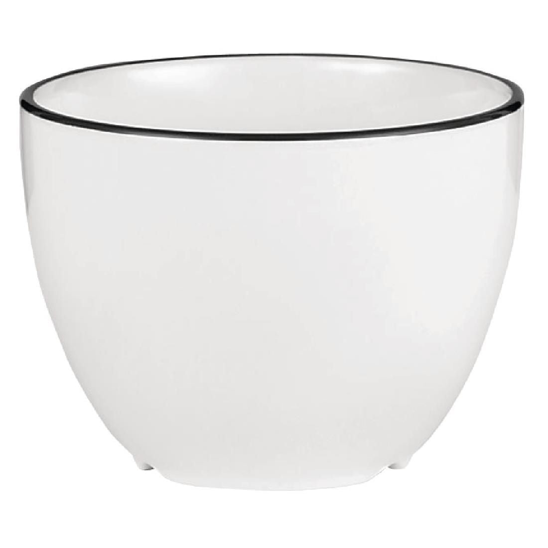 Churchill Alchemy Mono Open Sugar Bowls 220ml (Pack of 6) JD Catering Equipment Solutions Ltd