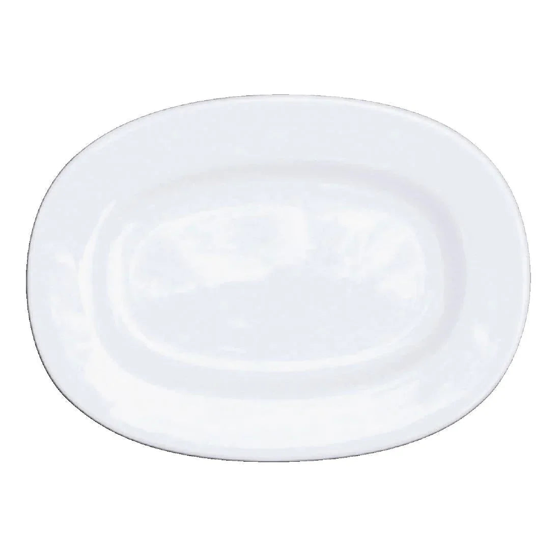 C721 Churchill Alchemy Rimmed Oval Dishes 202mm (Pack of 12) - JD Catering Equipment Solutions Ltd