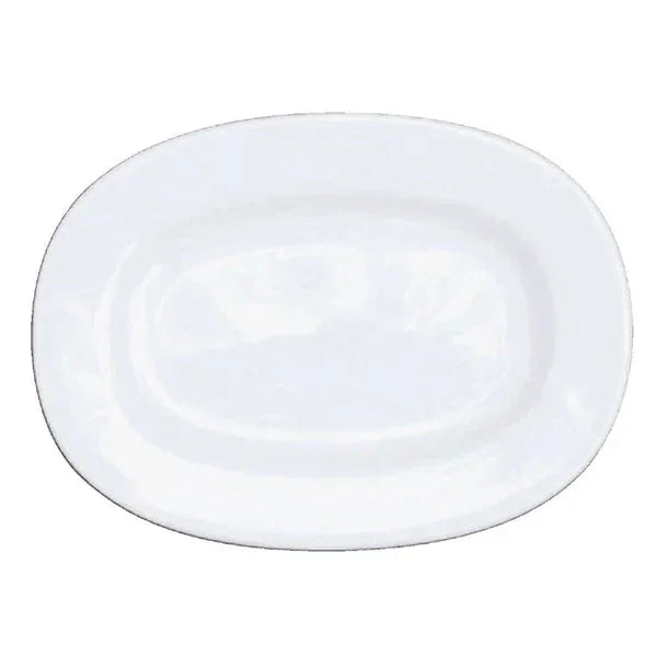 C721 Churchill Alchemy Rimmed Oval Dishes 202mm (Pack of 12) - JD Catering Equipment Solutions Ltd