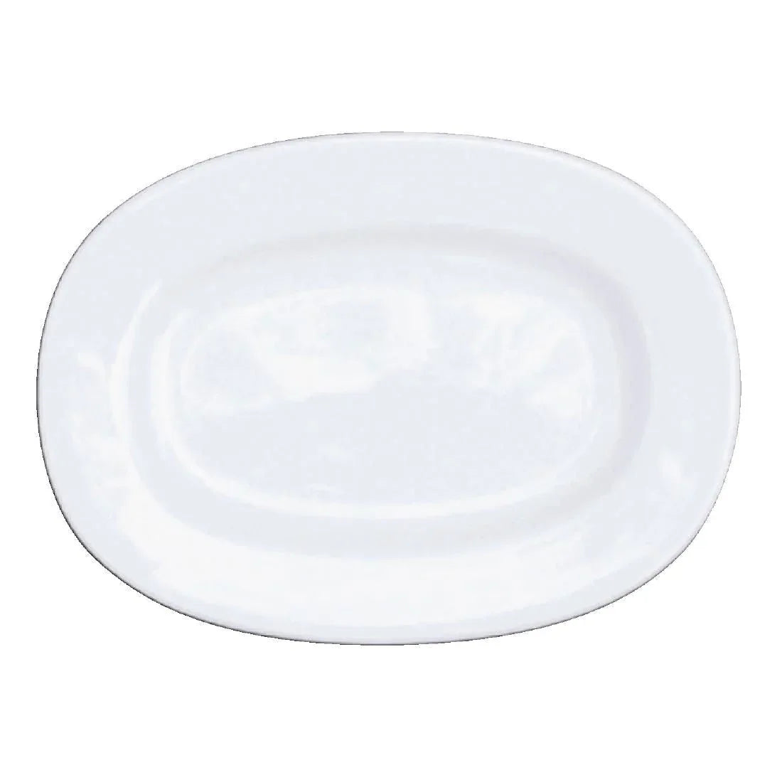 C716 Churchill Alchemy Rimmed Oval Dishes 330mm (Pack of 6) - JD Catering Equipment Solutions Ltd