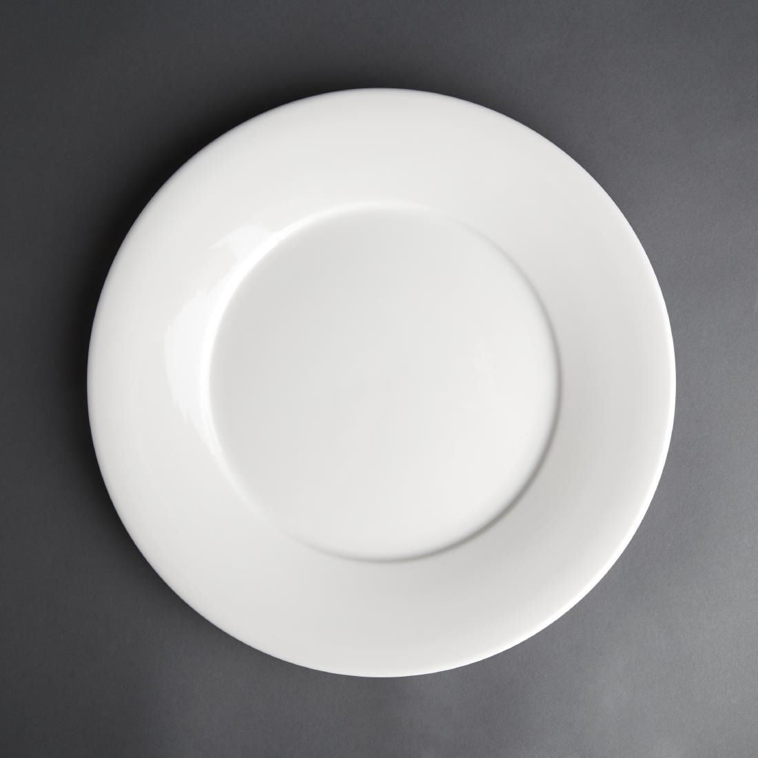 Churchill Art de Cuisine Menu Broad Rim Dinner Plates 305mm (Pack of 6) JD Catering Equipment Solutions Ltd