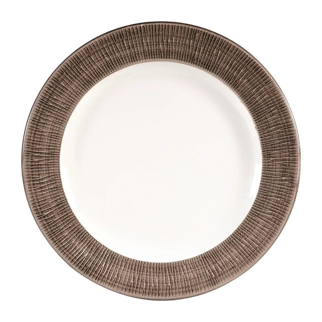 DS689 Churchill Bamboo Footed Plates Dusk 276mm (Pack of 12) - JD Catering Equipment Solutions Ltd