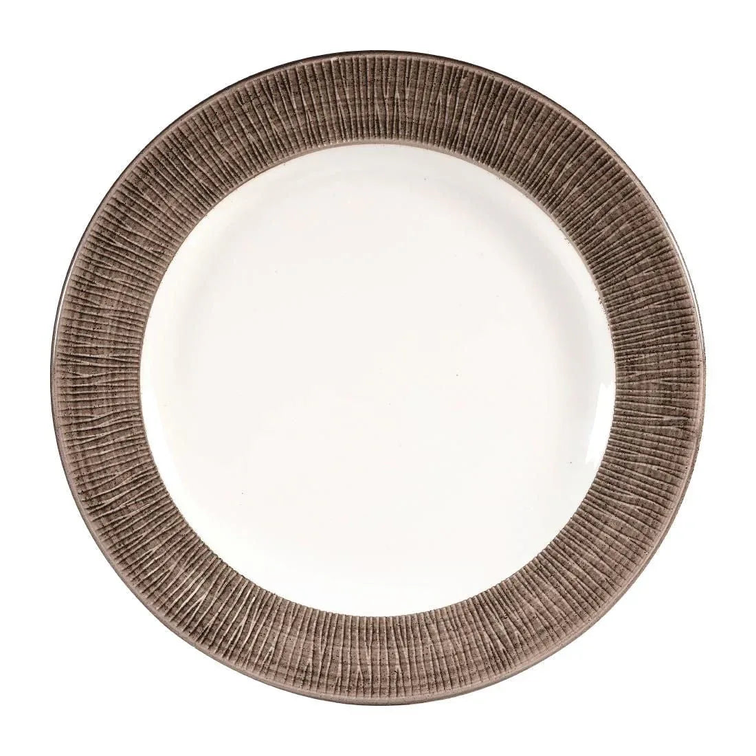DS689 Churchill Bamboo Footed Plates Dusk 276mm (Pack of 12) - JD Catering Equipment Solutions Ltd