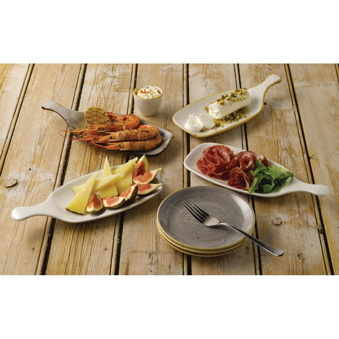 Churchill Bit on the Side Handled Paddle White 284mm (Pack of 6) JD Catering Equipment Solutions Ltd