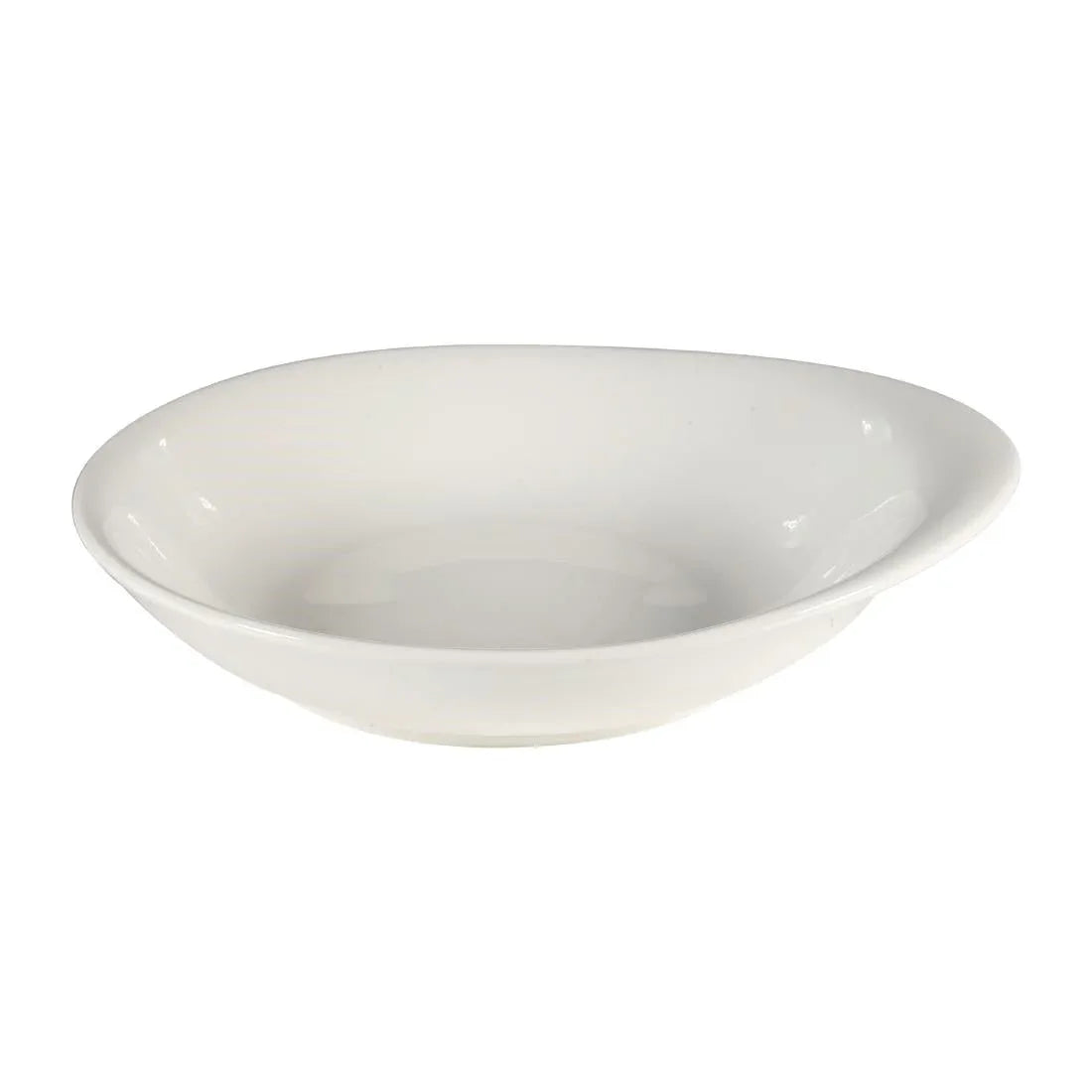 DY859 Churchill Bit on the Side Round Dish White 185mm (Pack of 12) - JD Catering Equipment Solutions Ltd