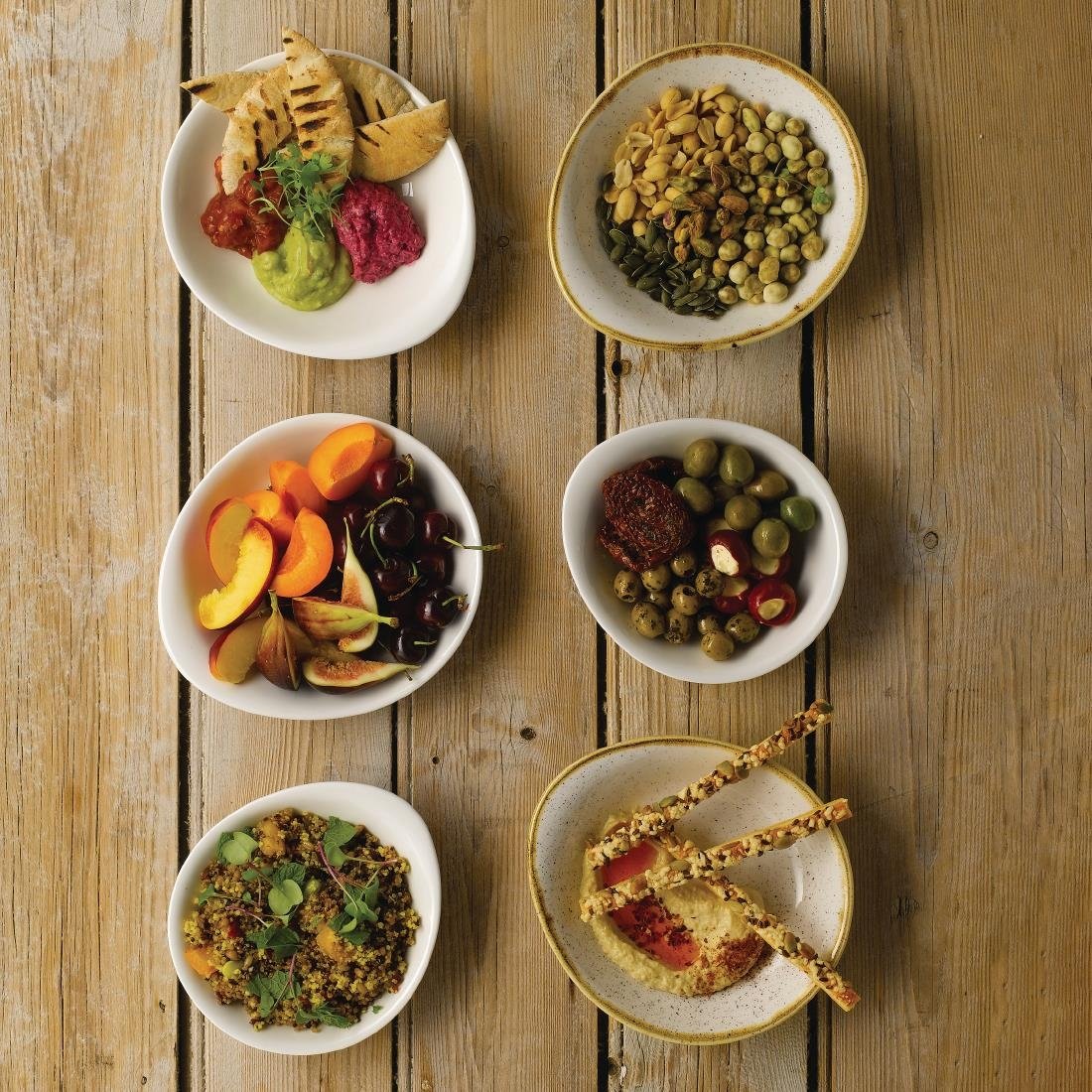 Churchill Bit on the Side Round Dish White 185mm (Pack of 12) JD Catering Equipment Solutions Ltd