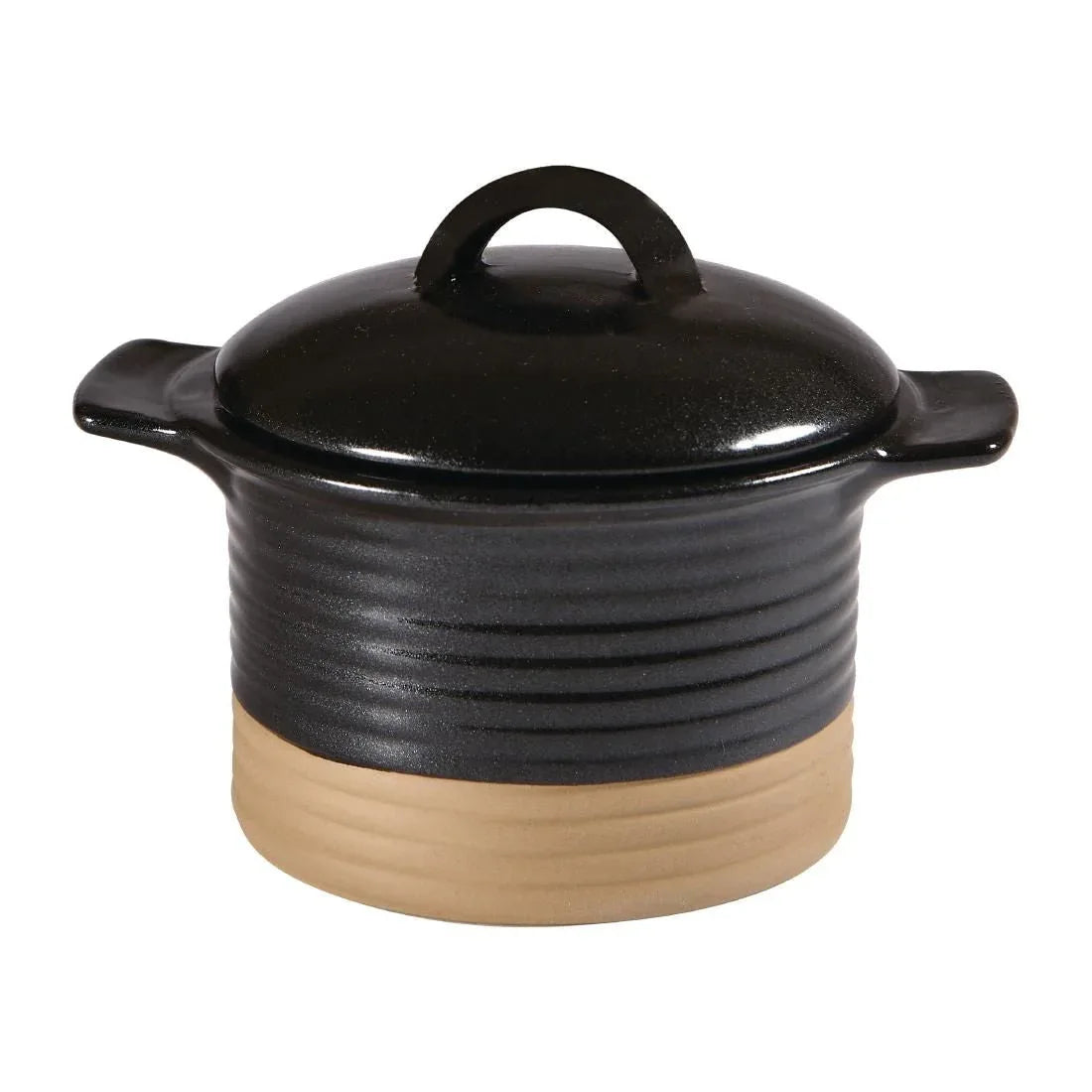 DY788 Churchill Black Igneous Cocotte 350ml 12oz (Pack of 6) - JD Catering Equipment Solutions Ltd