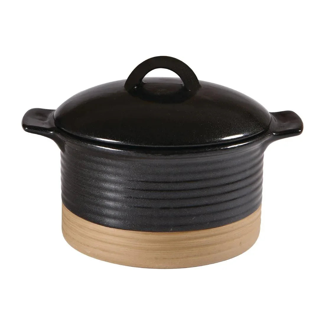 DY789 Churchill Black Igneous Cocotte 530ml 20oz (Pack of 6) - JD Catering Equipment Solutions Ltd